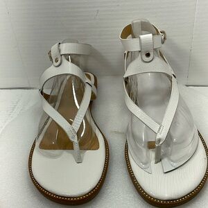 Journee Collection Tangie Sandal, White Women Size 11   Item#185